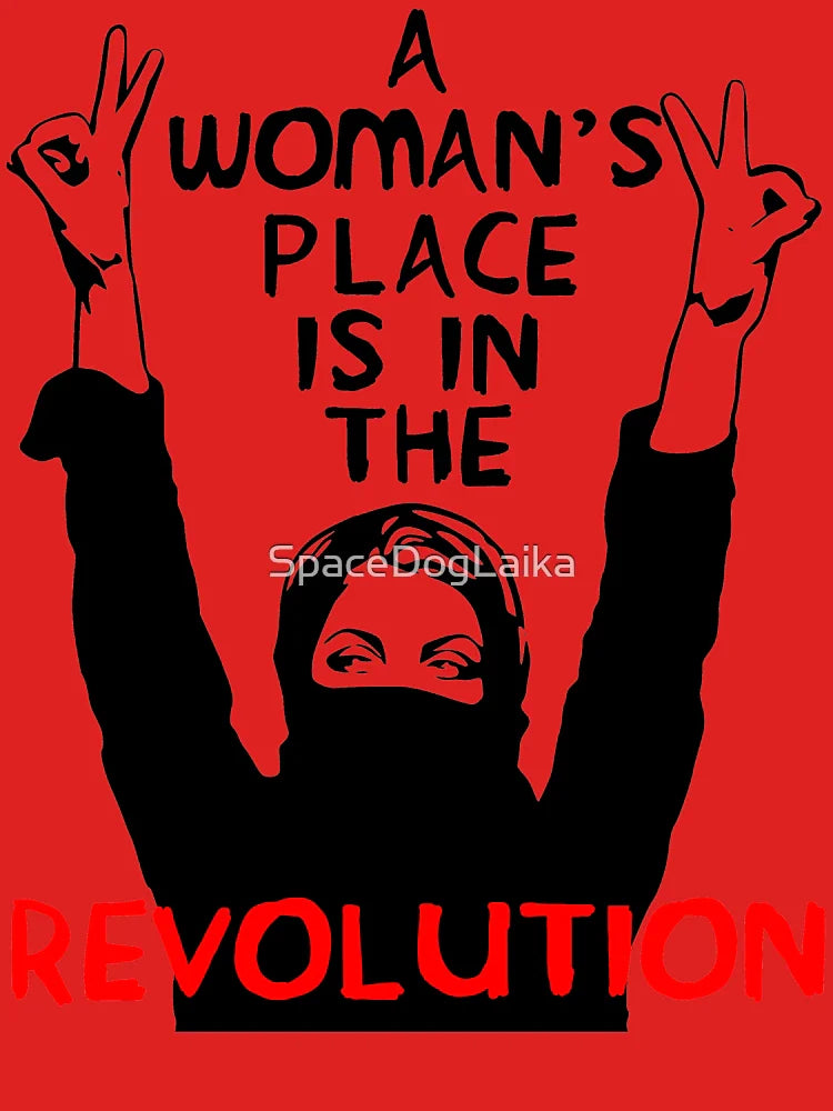 A Woman's Place Is In The Revolution - Feminist, Resistance, Protest, Socialist Classic T-Shirt