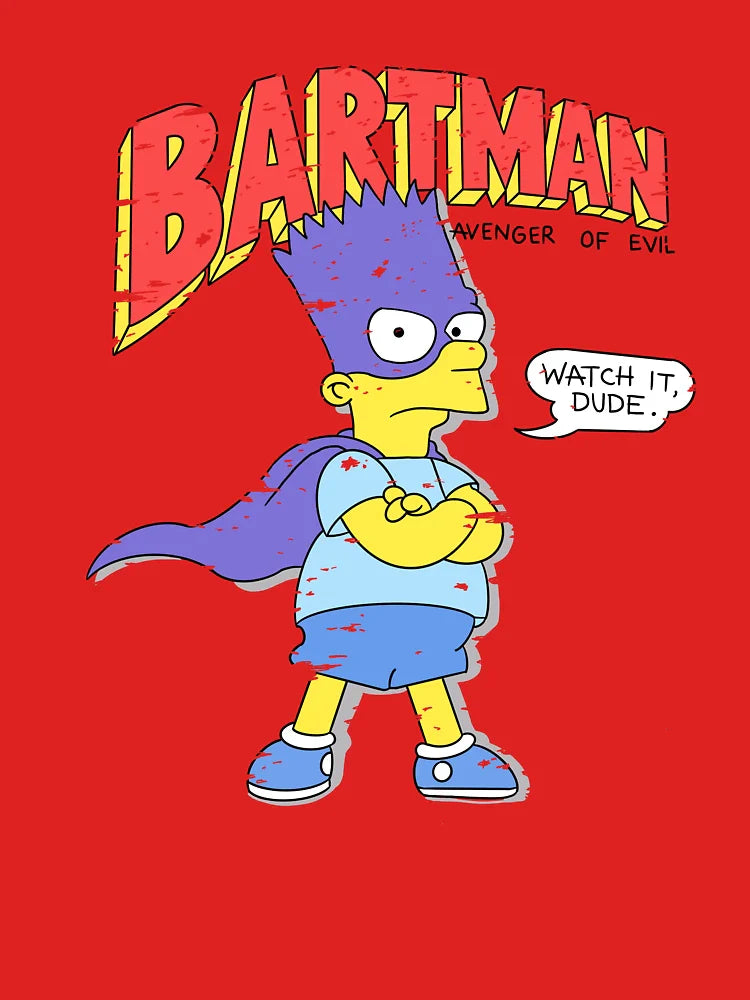 Bartman Distressed retro 80’s shirt vintage look Classic T-Shirt