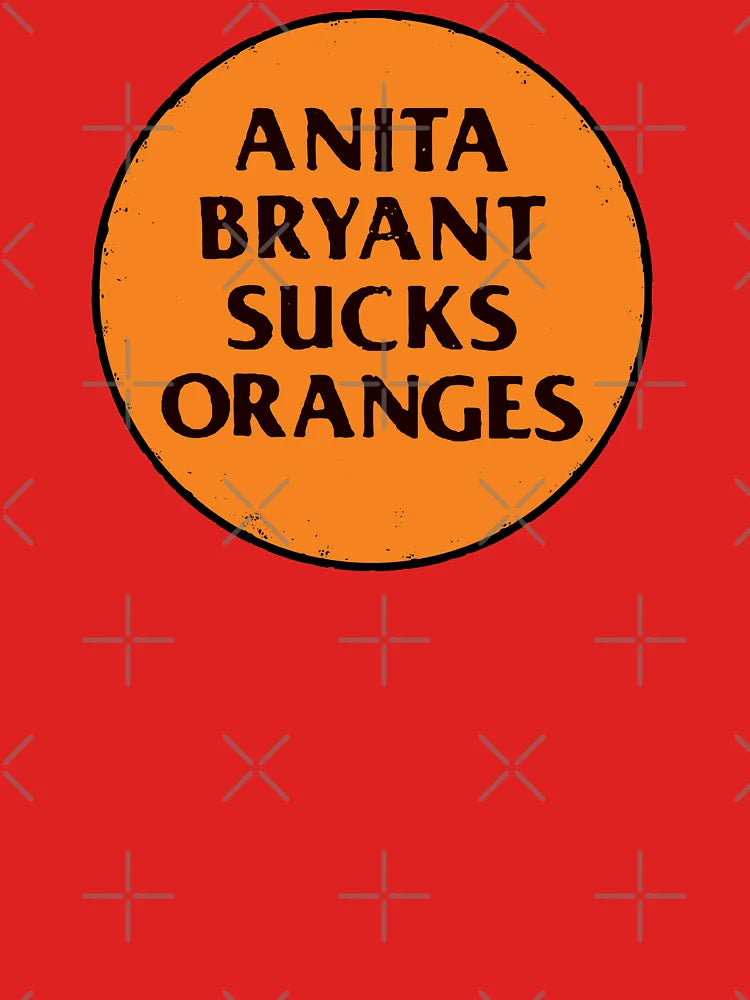 Retro 1977 LGBT+ Protest Slogan: Anita Sucks Classic T-Shirt