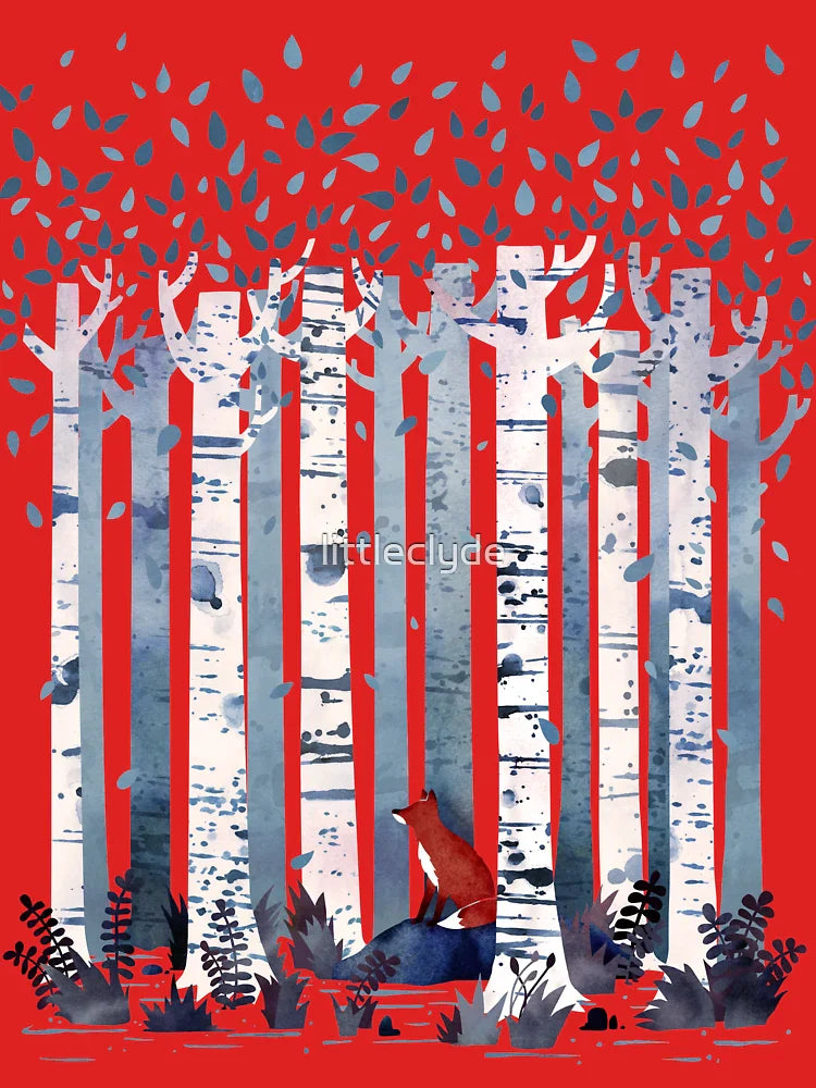 The Birches (in Blue) Classic T-Shirt