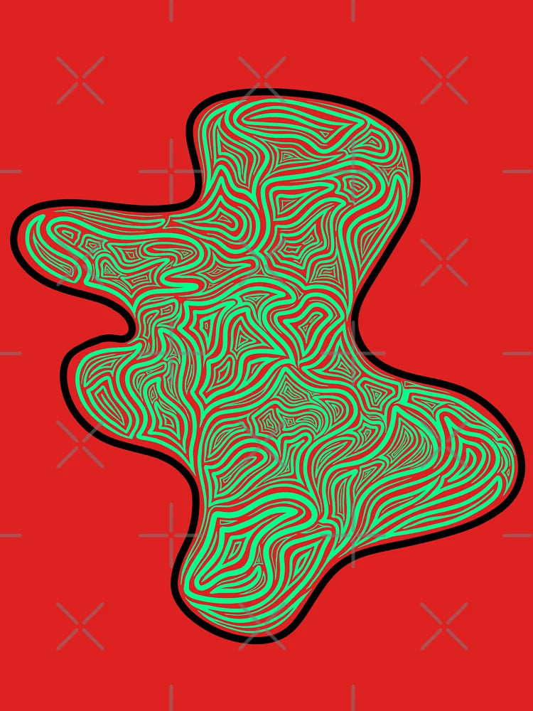 Weird Amorphous Green Blob Classic T-Shirt