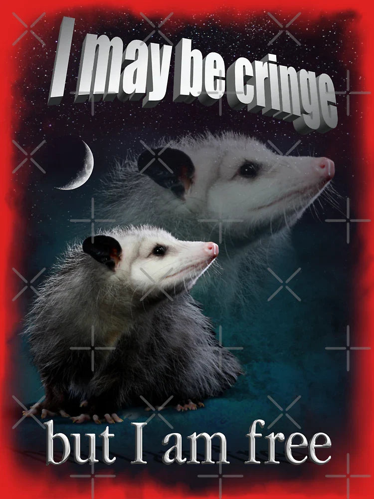 I may be cringe, but I am free possum Classic T-Shirt