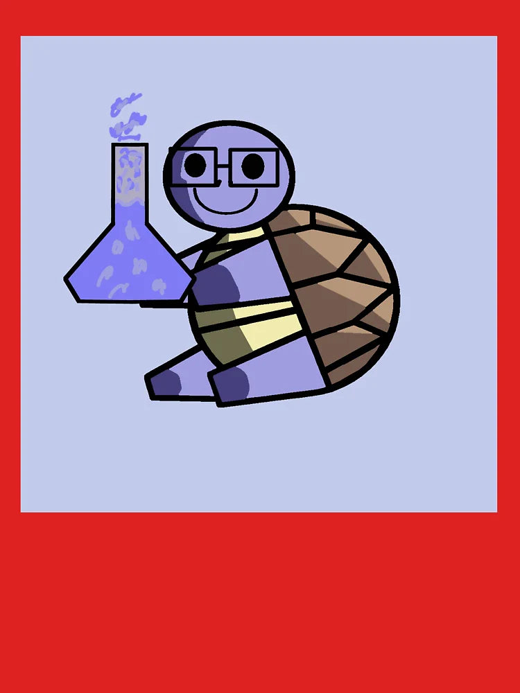 Nerdle the Science Turtle Classic T-Shirt