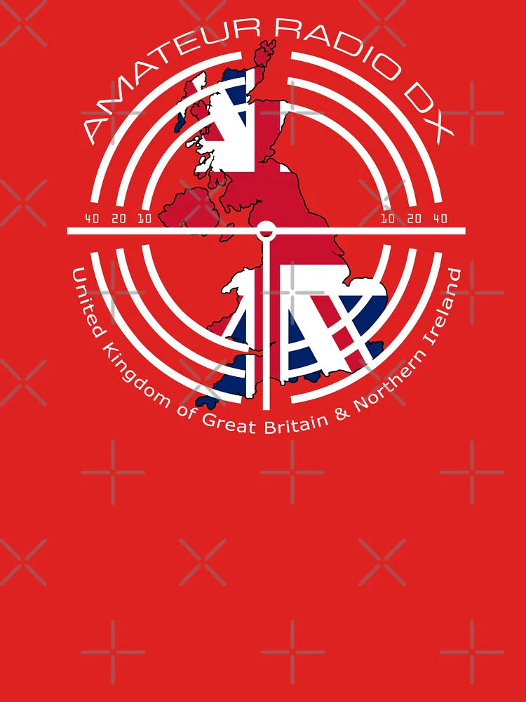 Amateur Radio Ham Radio DXing with United Kingdom Classic T-Shirt