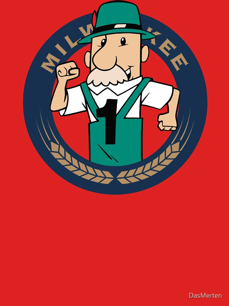 Milwaukee Bratwurst Sausage Racer - Circle Classic T-Shirt