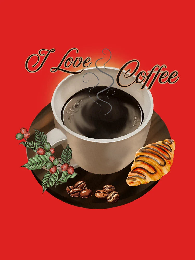 I Love Coffee – Vintage Art for Coffee Lovers Classic T-Shirt