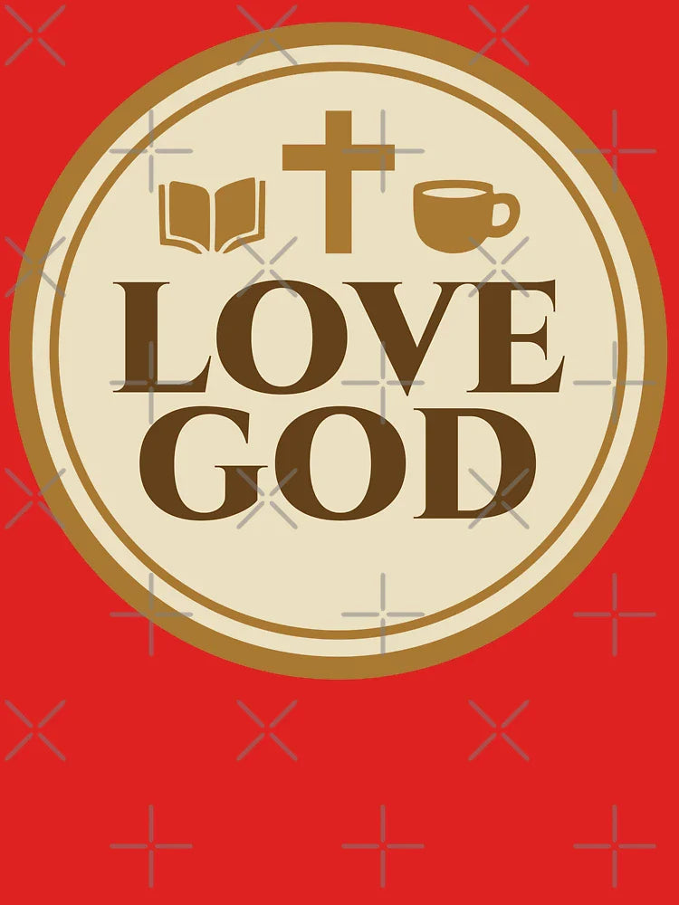 Love God Drink Coffee Read Books Christian Vintage Classic T-Shirt