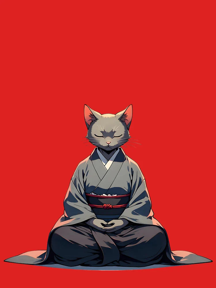 samurai cat Classic T-Shirt