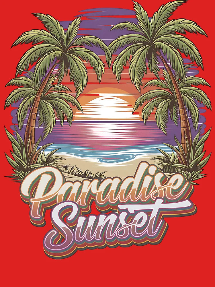 Paradise sunset - Praise palm trees - Palm trees yes please - Made by palm trees - Palm trees moments - Palm trees your way Classic T-Shirt
