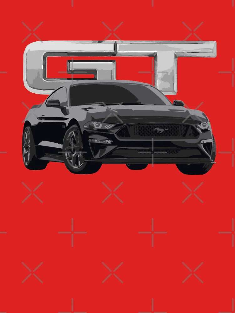 Mustang GT V8 shadow black Classic T-Shirt