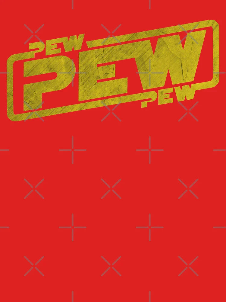 Pew Pew Pew - Blaster Movie Quote Reference Classic T-Shirt