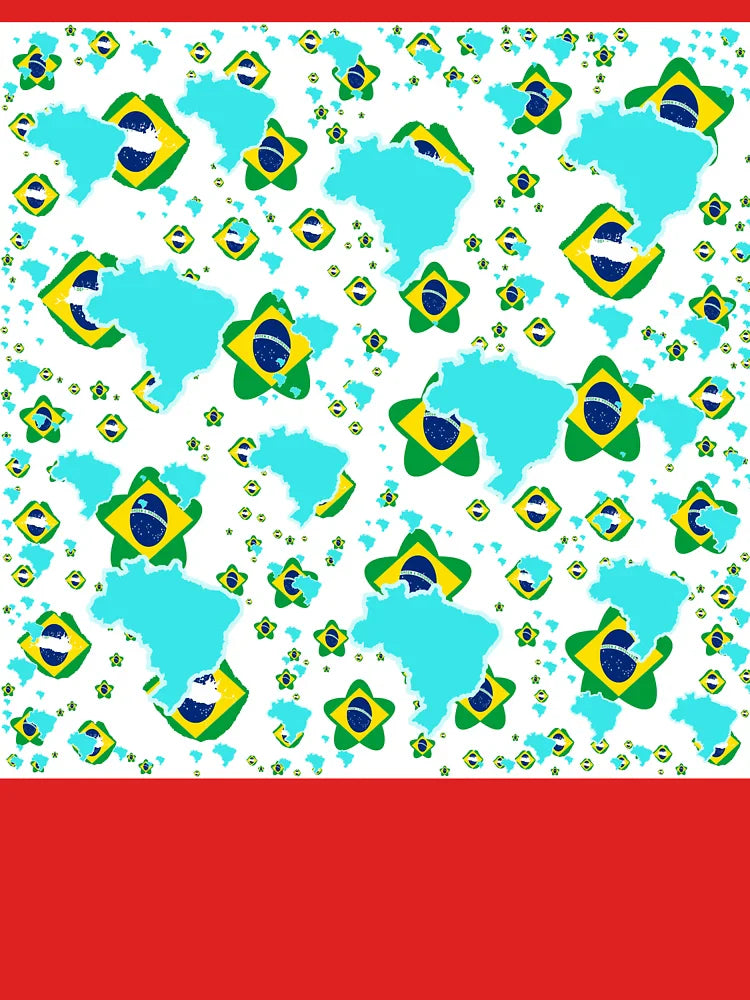 Brazil Montage With Country Shape Stars And Flag Overlays | Brésil Montage avec superposition de drapeaux et d'étoiles | Brasil Montaje con sobreimpresiones de bandera y estrellas en forma de país Classic T-Shirt