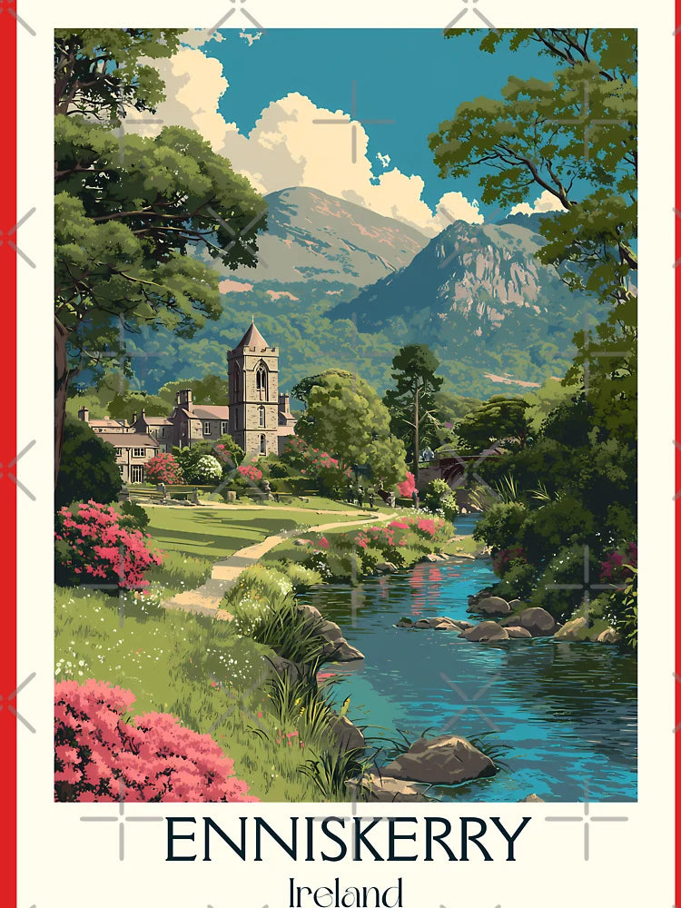 Enniskerry Poster – Garden Walk & Countryside Peace Classic T-Shirt