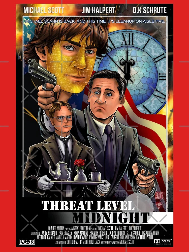 Threat Level Midnight - The Office Classic T-Shirt