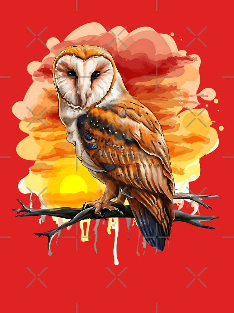 Barn owl twilight guardian Classic T-Shirt