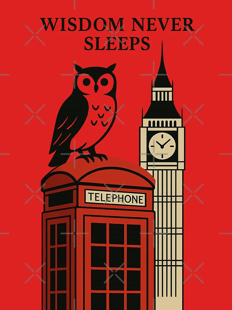 Owl in London - Wisdom Never Sleeps Classic T-Shirt
