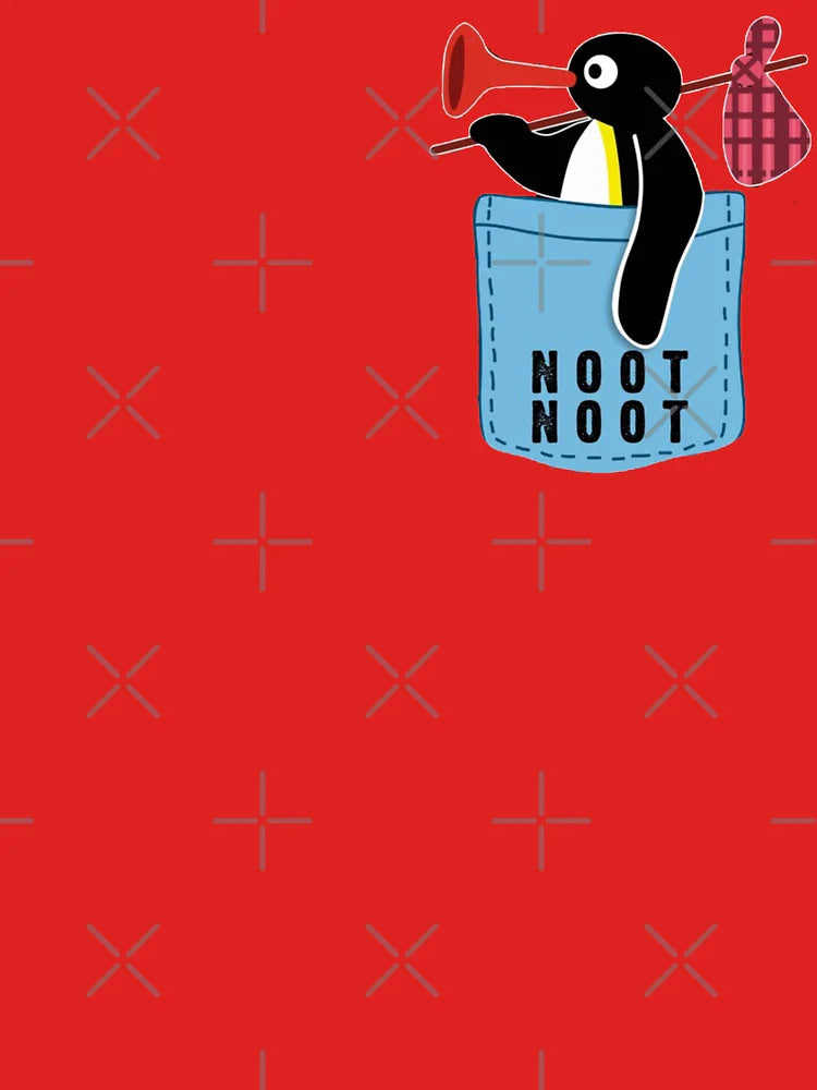 Angry Pingu Noot Noot Pocket Official Merch Classic T-Shirt