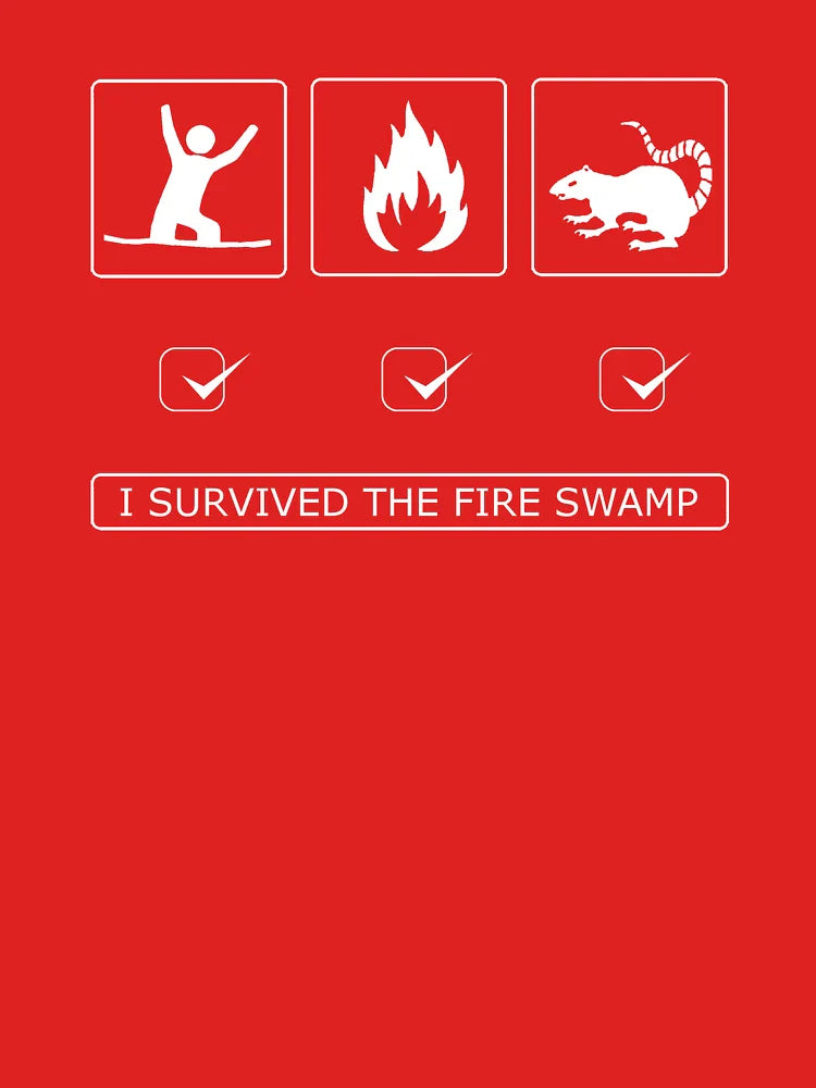 Hazards of the fire swamp Classic T-Shirt