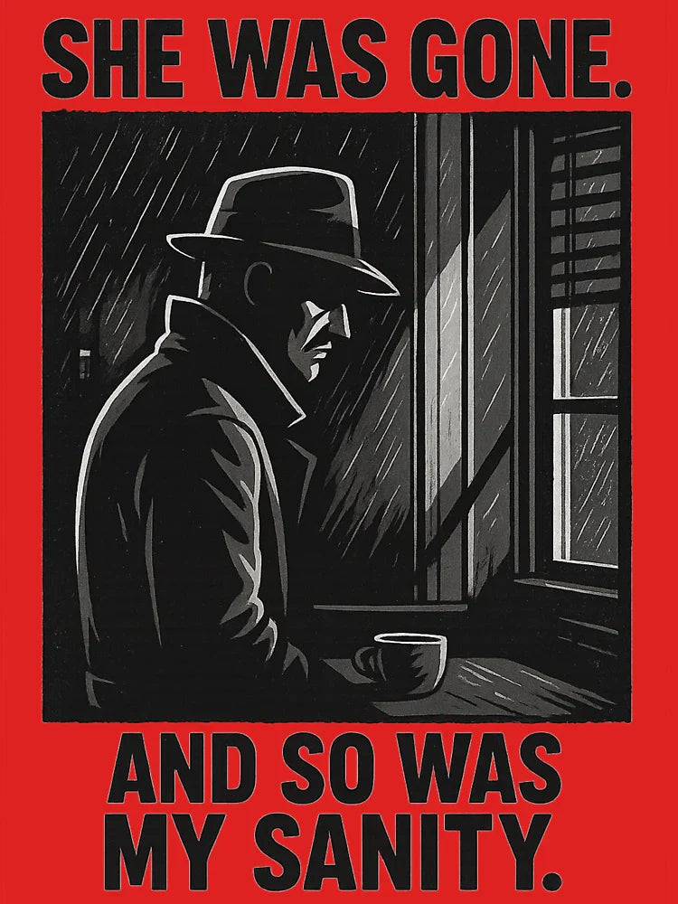 She Was Gone. And So Was My Sanity â€“ Melancholy Noir  Classic T-Shirt