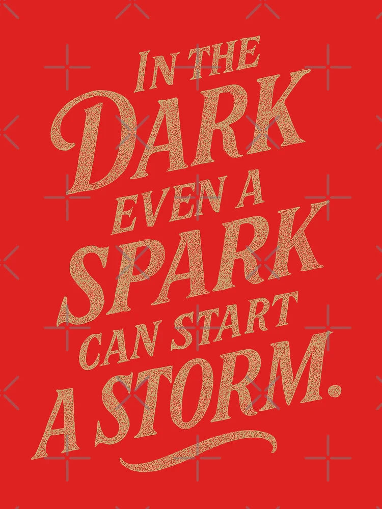 Andor Quote - Spark Can Start A Storm Typography Classic T-Shirt