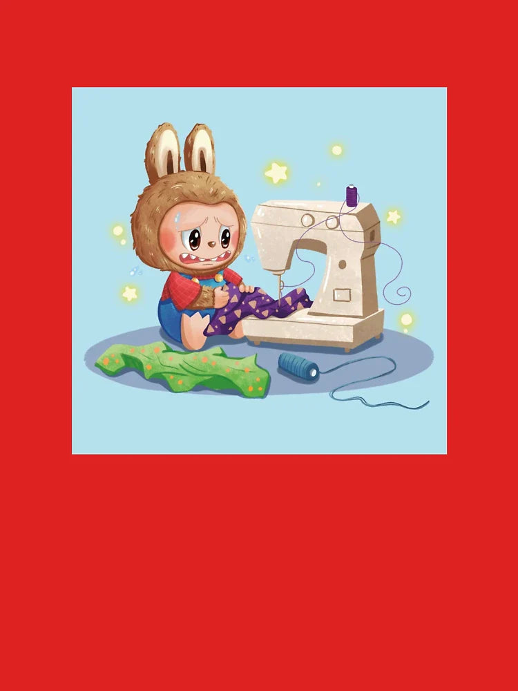 Labubu sawing machine  Classic T-Shirt