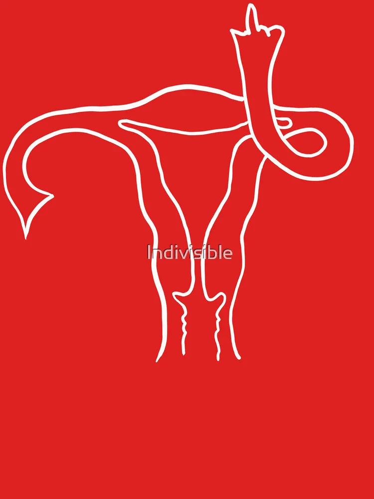 Pro Choice Uterus Middle Finger - Women's Rights Classic T-Shirt
