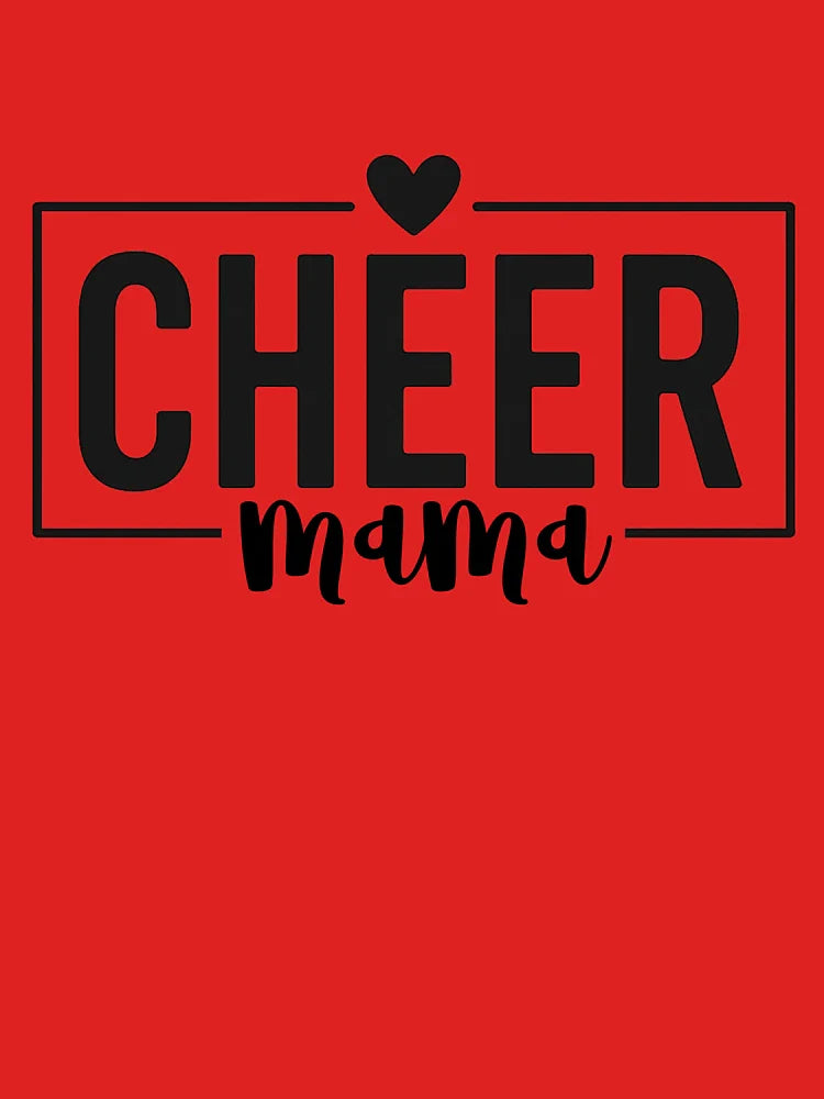 Cheer Mama Modern Minimalist Heart Design Classic T-Shirt