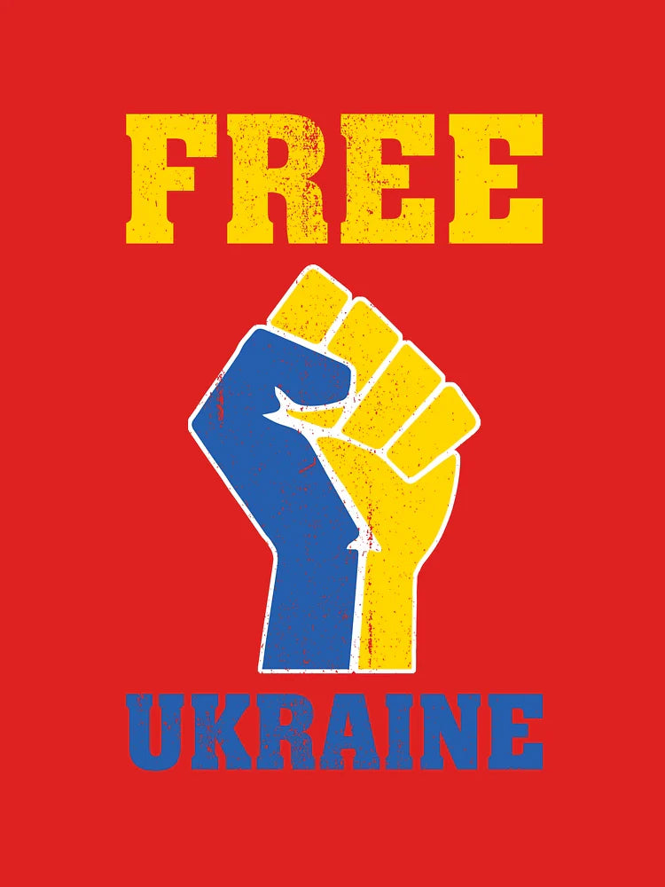 Free Ukraine Flag Vintage Classic T-Shirt