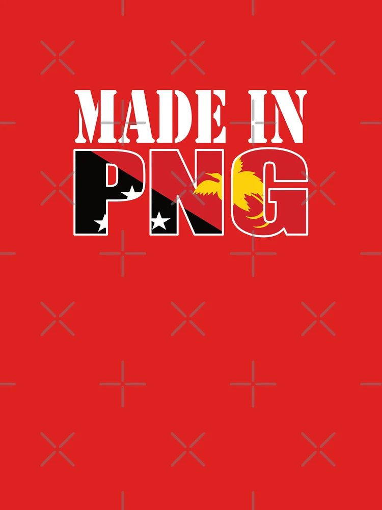 Made In PNG with Papua New Guinea Flag Classic T-Shirt
