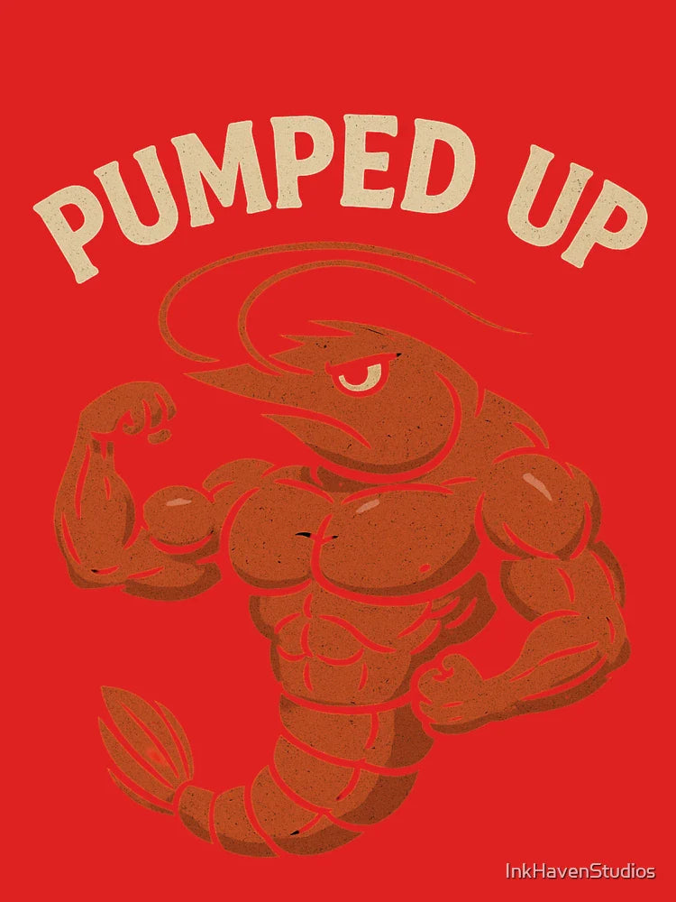 SHRIMPZILLA: Flex of the Ocean/ A strong and muscular shrimp Classic T-Shirt