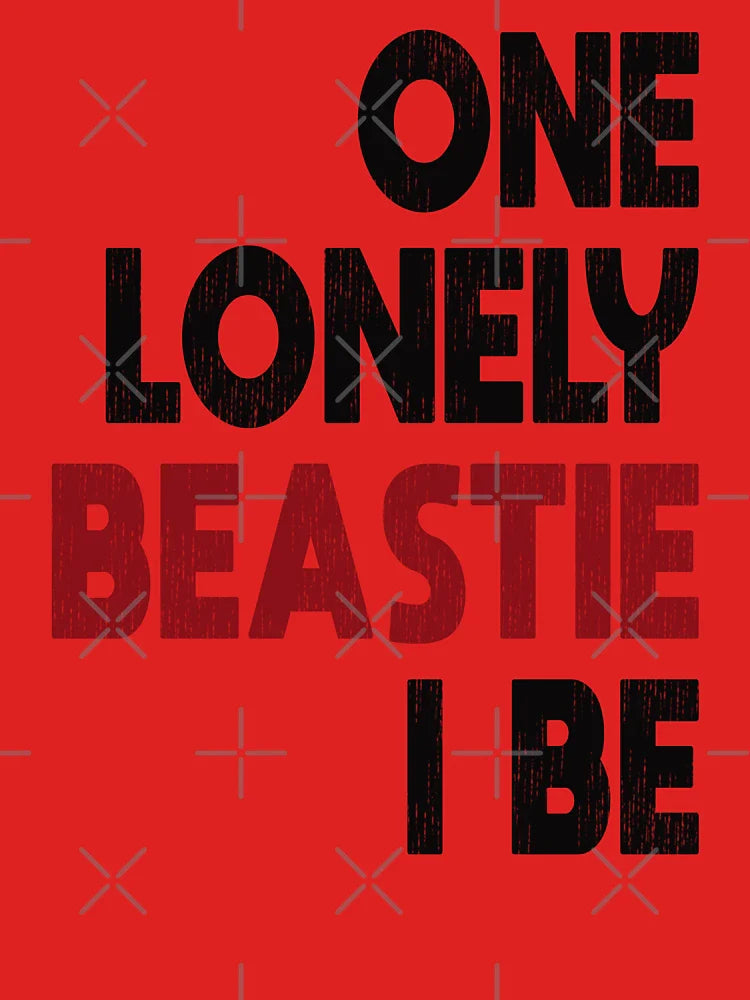 One lonely beastie I be. - Rap Lyrics Classic T-Shirt