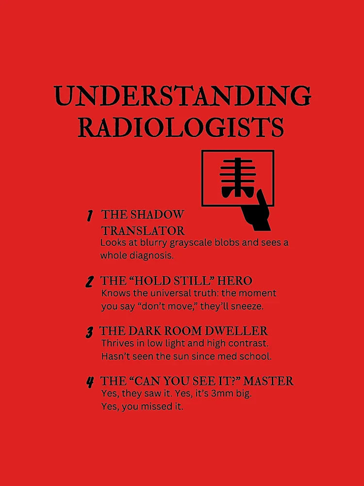 Understanding Radiologists – Funny Medical Imaging Life Definitions Classic T-Shirt