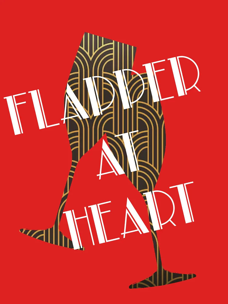 Flapper at Heart T-Shirt for Partiers Classic T-Shirt