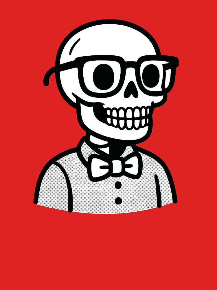 Nerd Skeleton Classic T-Shirt