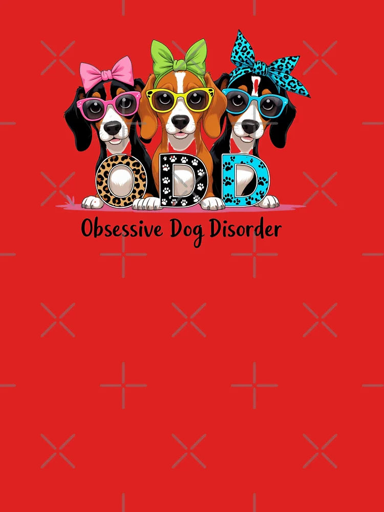 Copy of  Obsessive Dog Disorder (ODD) Funny Dog Pun Classic T-Shirt