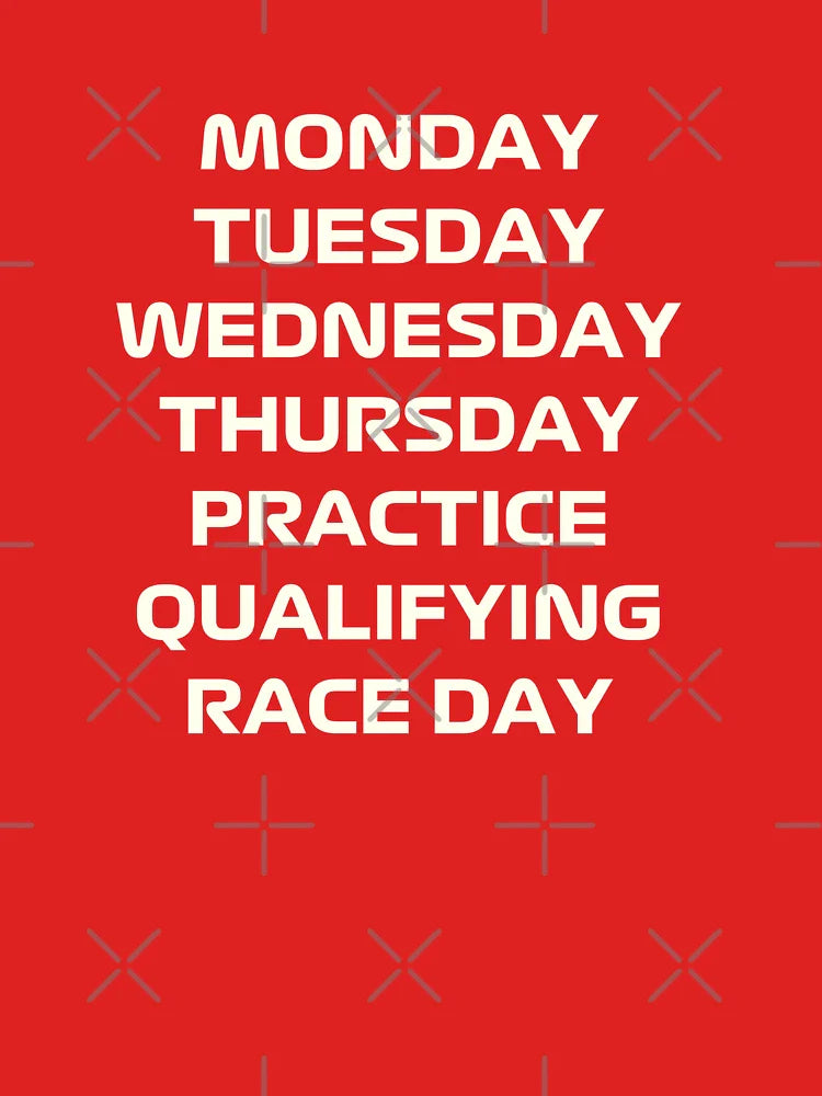 Formula One Race Days Calender Classic T-Shirt