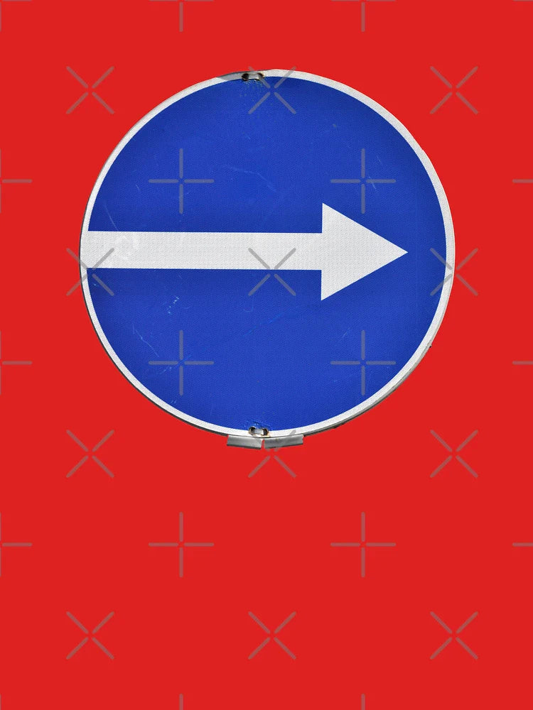 Proceed in direction indicated by the arrow Classic T-Shirt