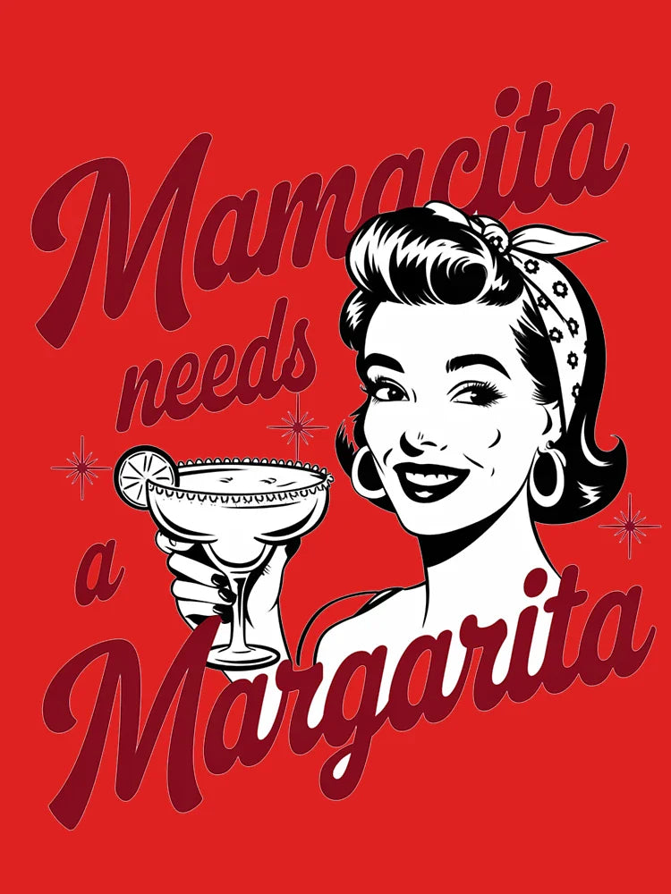 Mamacita Needs a Margarita Retro T-Shirt Classic T-Shirt