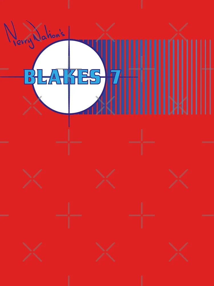 Blake's 7 (Magazine Logo - BLUE) 1983 Classic T-Shirt
