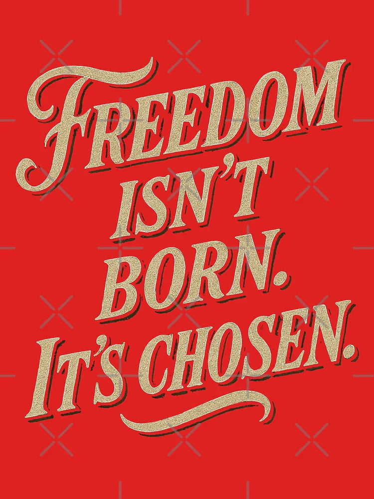 Andor Quote - Freedom Is Chosen Typography Art Classic T-Shirt