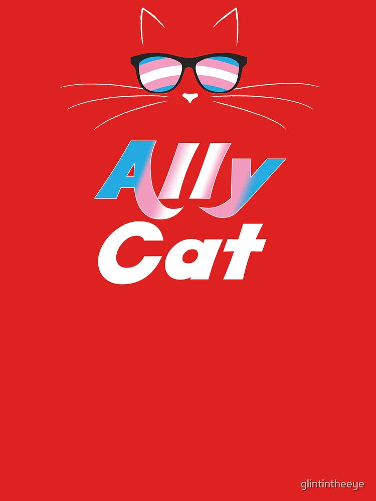 Trans Ally Cat Gay Pride Kitty Trans Pride Classic T-Shirt