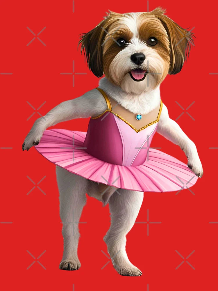Adorable Maltipoo Ballerina | Cute Dog in Tutu Ballet Art Classic T-Shirt