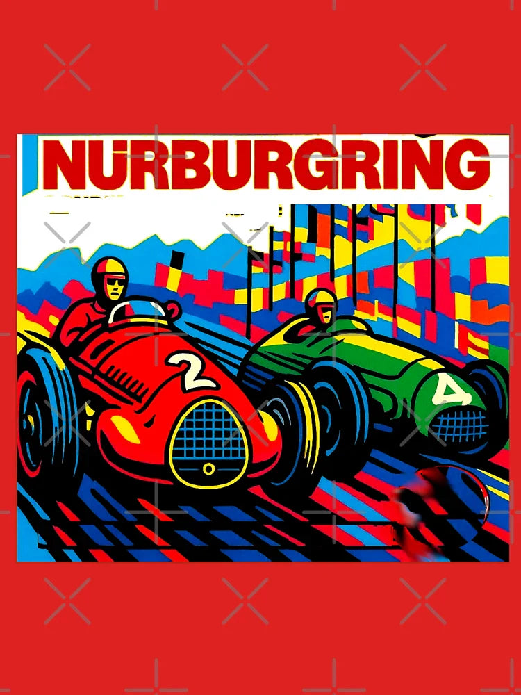 Nurburgring 1956 vintage poster Variation#4 Classic T-Shirt