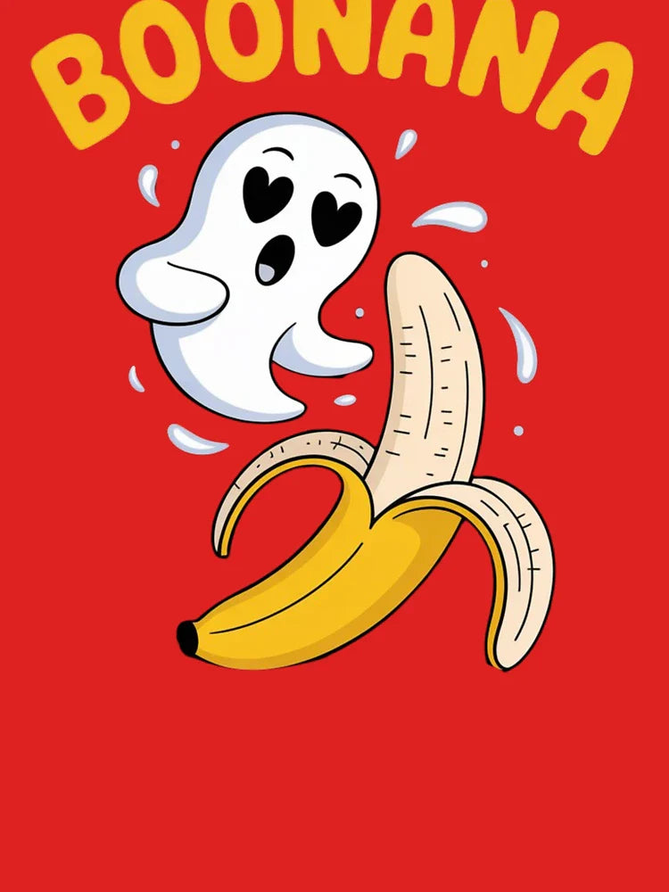 Boonana Cute Ghost Banana Pun â€“ Funny Halloween Design Classic T-Shirt