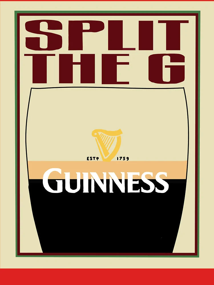 Guinness Split the G Classic T-Shirt