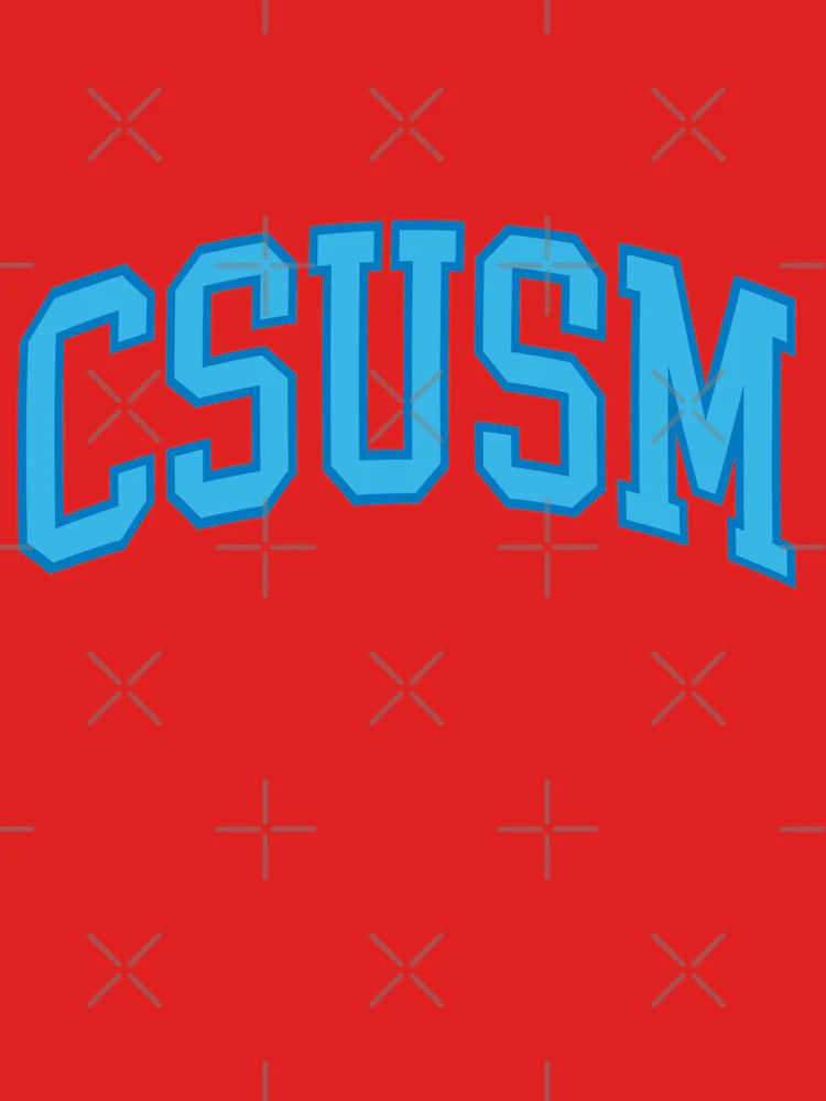 csusm  - college font curved Classic T-Shirt