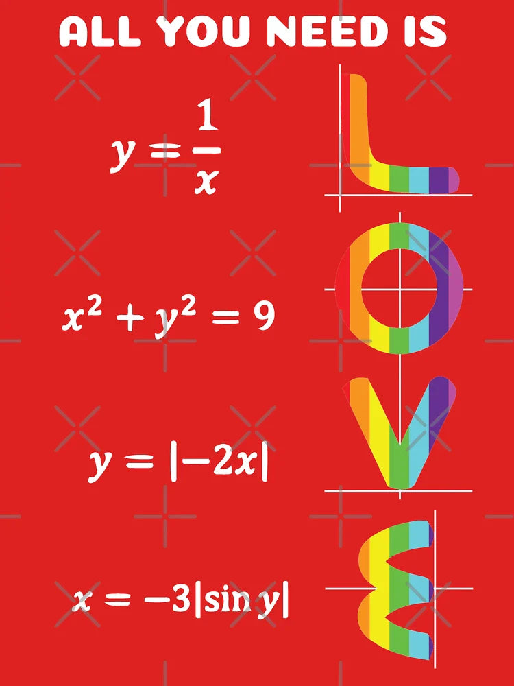 All You Need Is a Love of LGBT Maths Classic T-Shirt