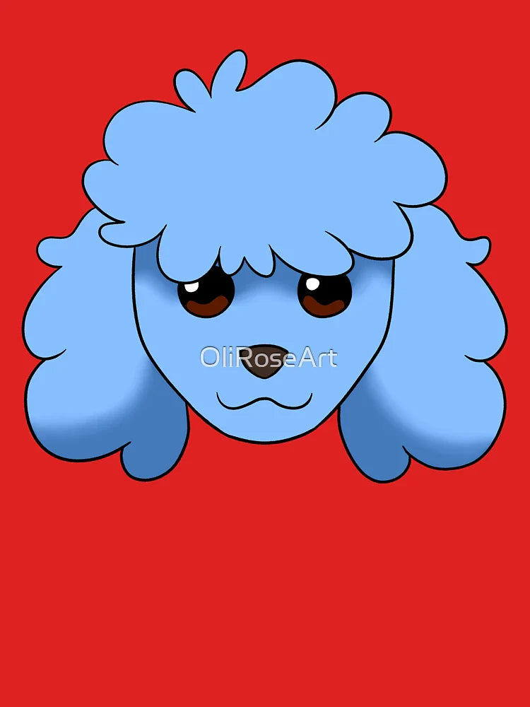 Pastel Blue Poodle Classic T-Shirt