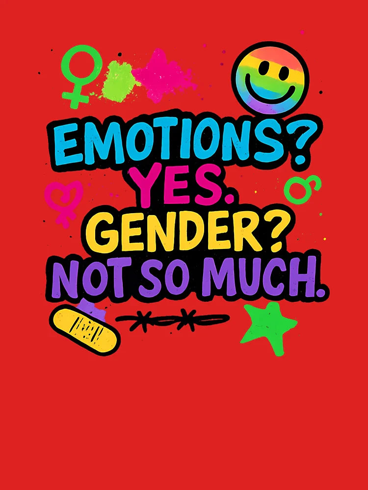 Emotions? Yes. Gender? Not So Much – Pride Design Classic T-Shirt