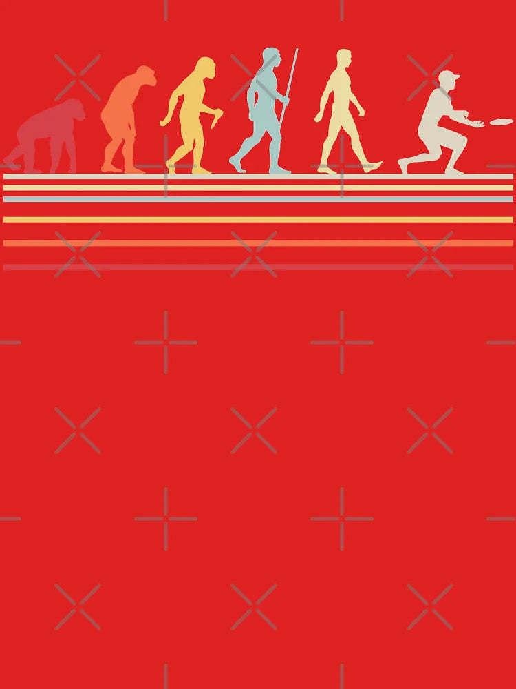Ultimate Frisbee player Evolution - Retro Ultimate Frisbee Classic T-Shirt